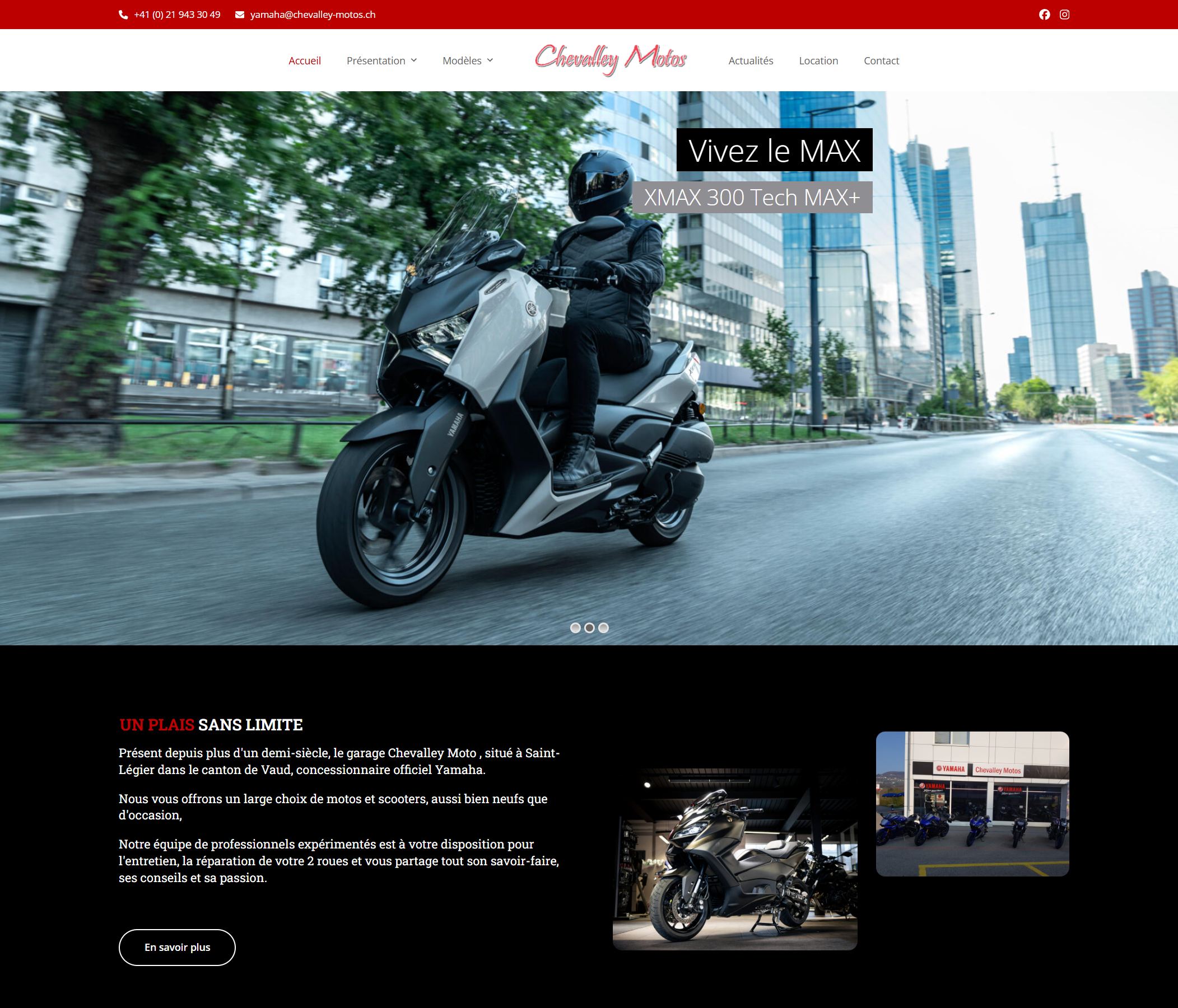 chevalley-motos.ch-accueil home page, page d'accueil du site tiki-beaute.ch